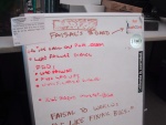 frisky's white board of DOOM
